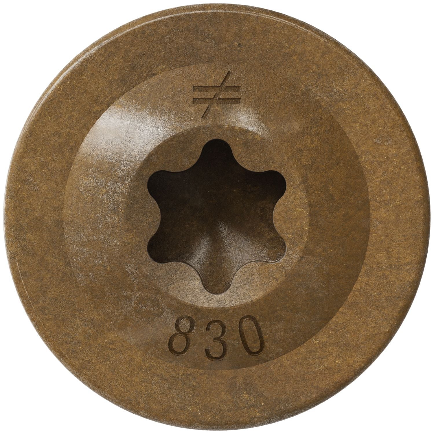 Simpson Strong-Tie CBT08300R200 Wafer-Head Construction Screw,  #8 x 3-in. T20, Quik Guard, Tan, 200-Pack