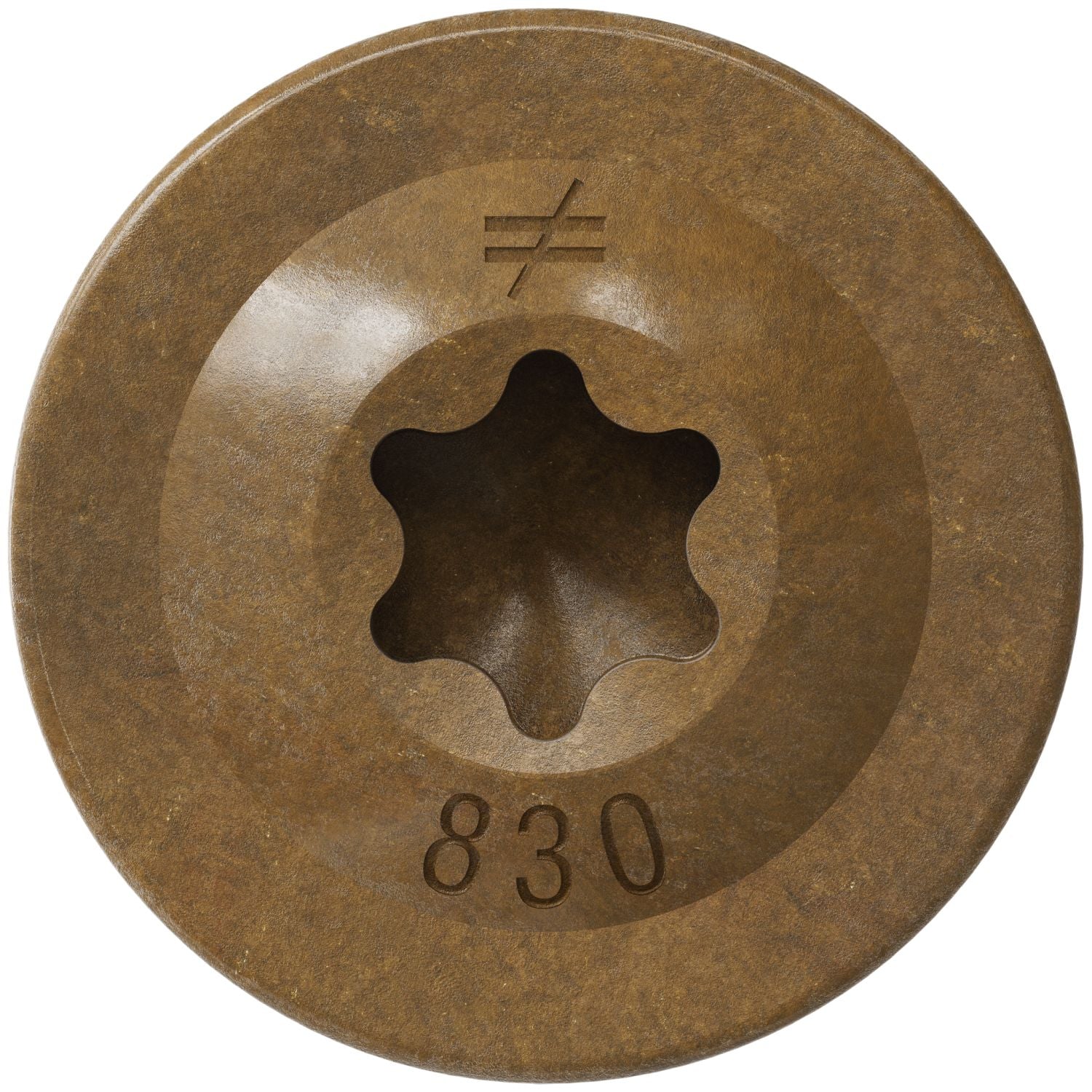 Simpson Strong-Tie CBT08300R50 Wafer-Head Construction Screw,  #8 x 3-in. T20, Quik Guard, Tan, 50-Pack