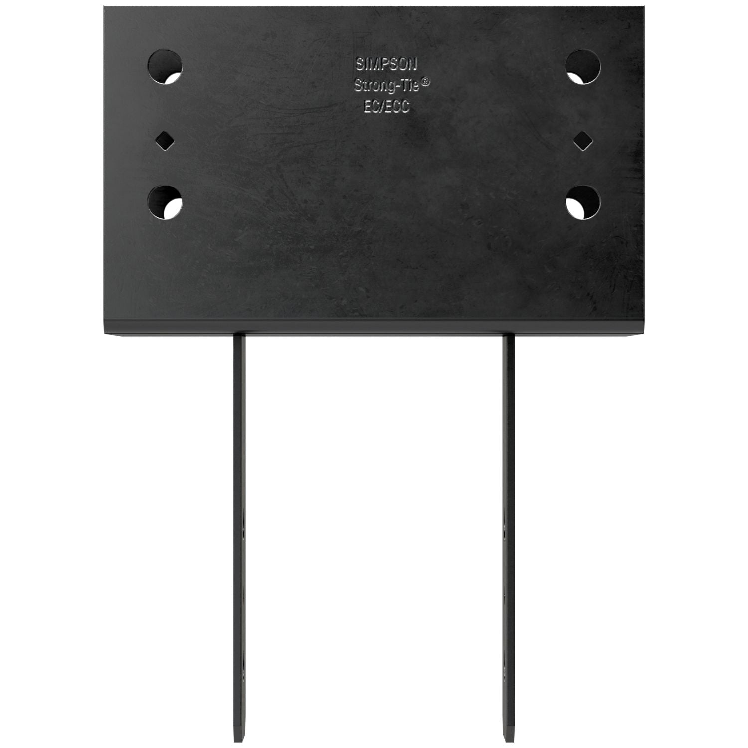Simpson Strong-Tie CC66PC CCPC Black Powder-Coated Column Cap for 6x Beam, 6x Post