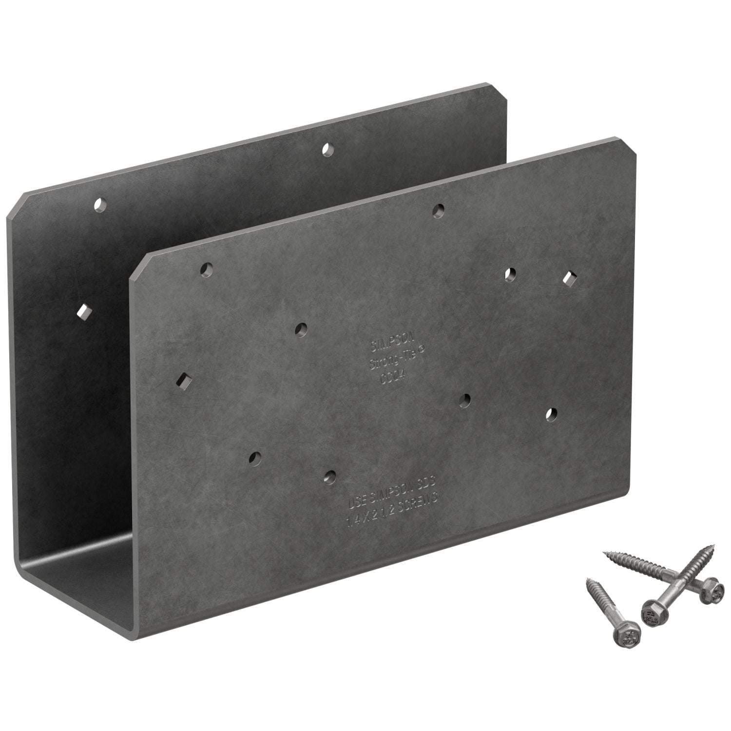 Simpson Strong-Tie CCOQ4-SDS2.5 CCOQ Column Cap, No Straps, for 4x Beam, with Strong-Drive SDS Screws