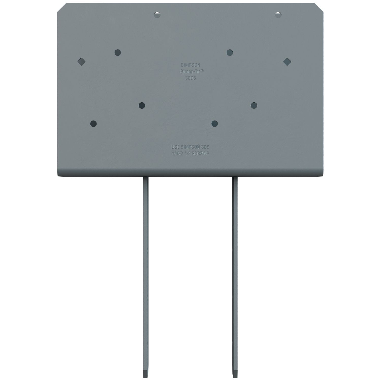Simpson Strong-Tie CCQ4.62-3.62SDS CCQ Column Cap for Triple-2x Beam, 4x Post with Strong-Drive SDS Screws