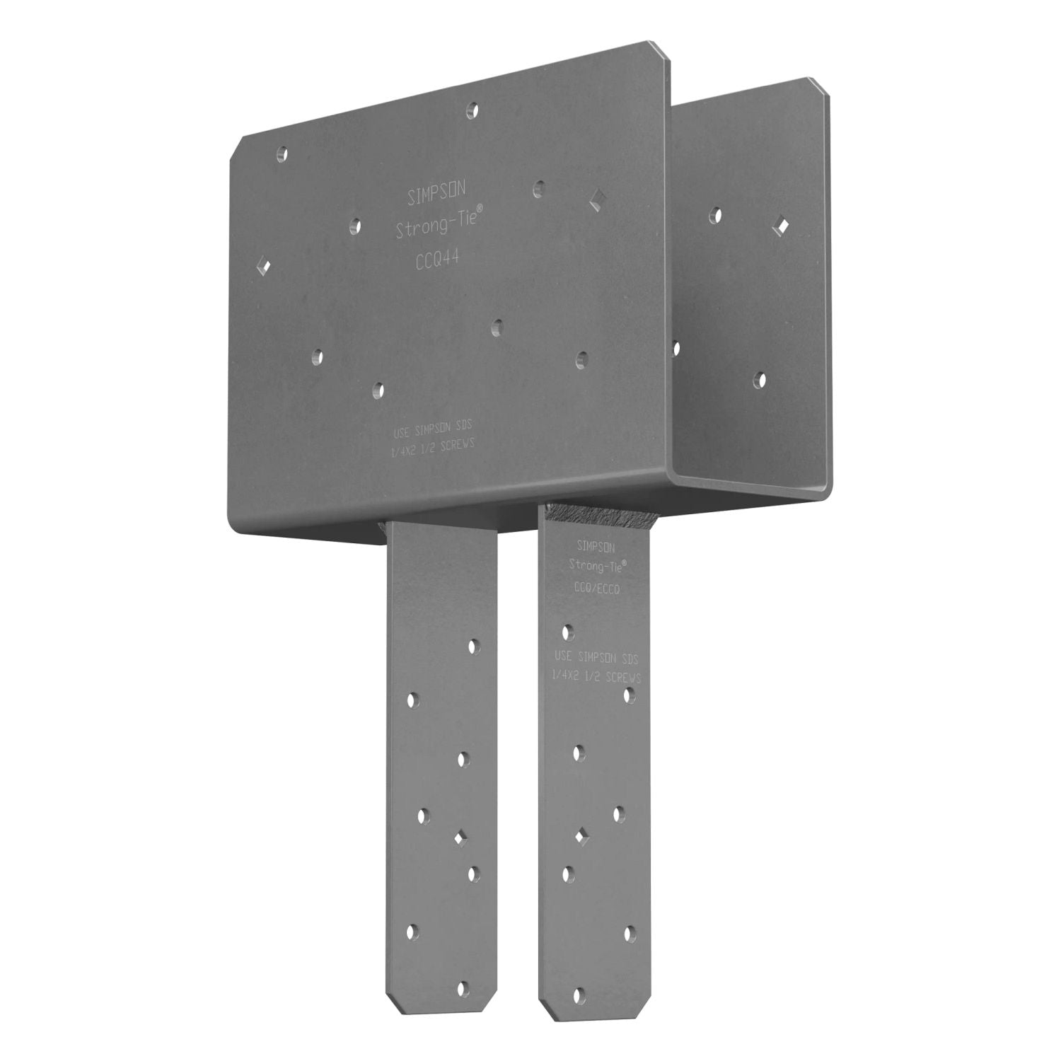 Simpson Strong-Tie CCQ44SDS2.5-R CCQ Column Cap for 4x Beam, 4x Post with Strong-Drive SDS Screws