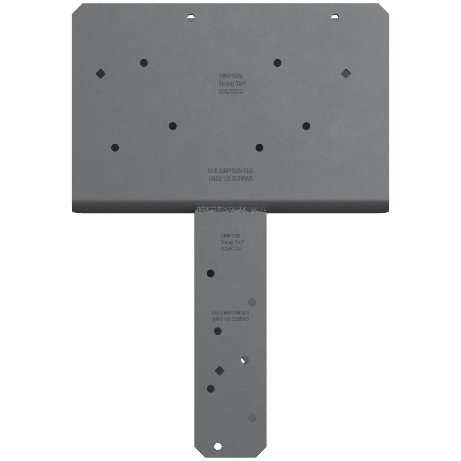 Simpson Strong-Tie CCQ66SDS2.5ROT CCQ Rotated-Strap Column Cap for 6x Beam, 6x Post with Strong-Drive SDS Screws