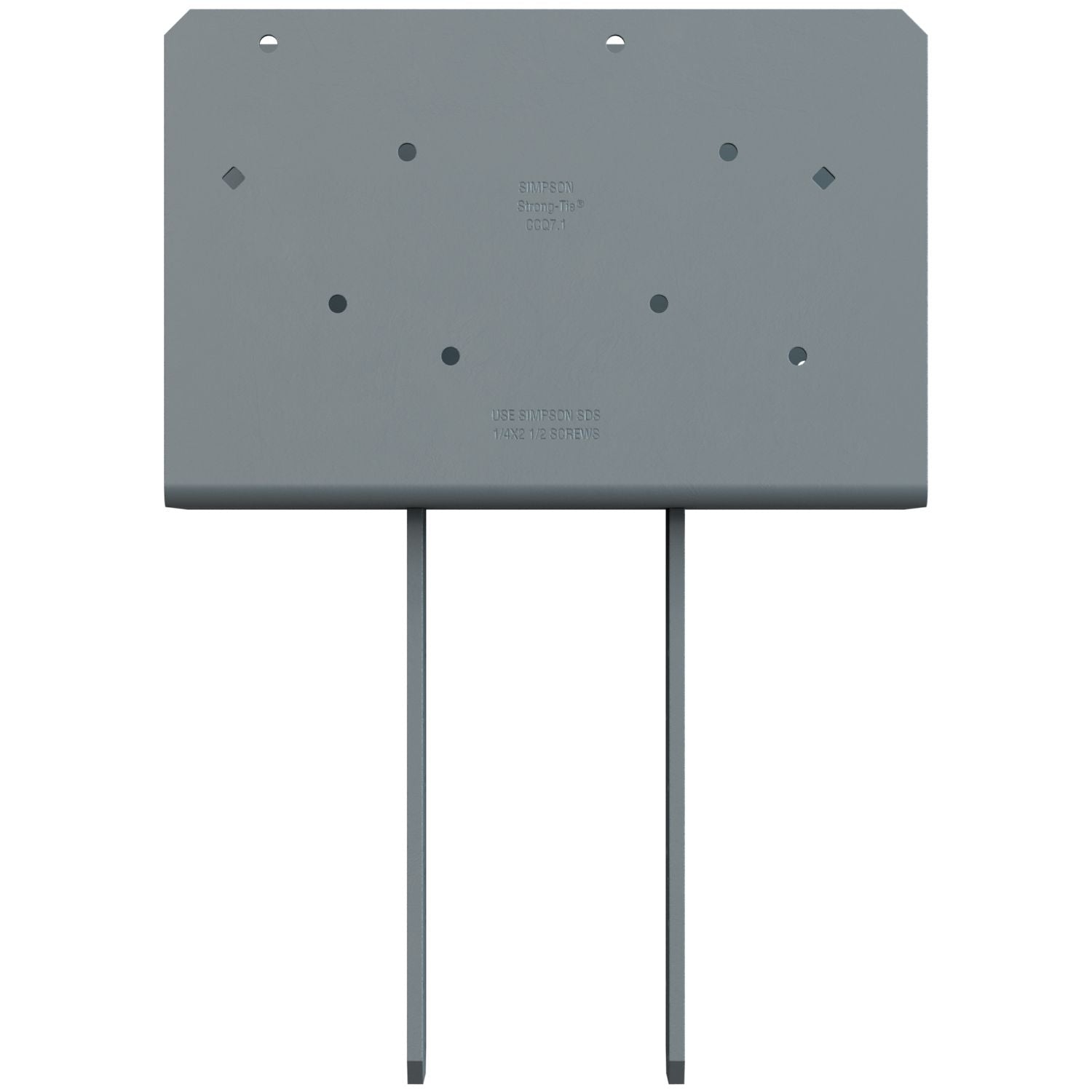 Simpson Strong-Tie CCQ7.1-4SDS2.5 CCQ Column Cap for 7-in. Beam, 4x Post with Strong-Drive SDS Screws