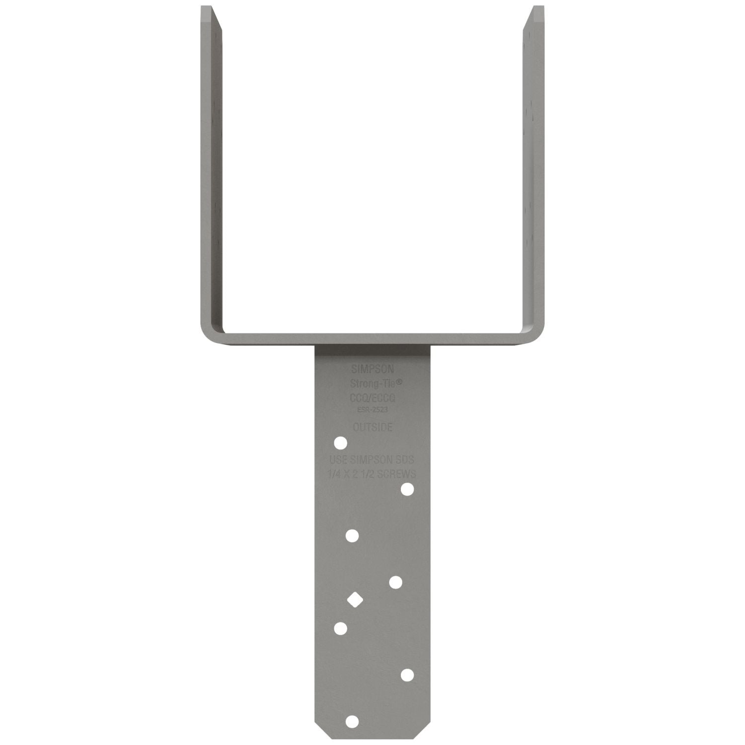 Simpson Strong-Tie CCQ78SDS2.5 CCQ Column Cap for 6-3/4-in. Beam, 8x Post with Strong-Drive SDS Screws