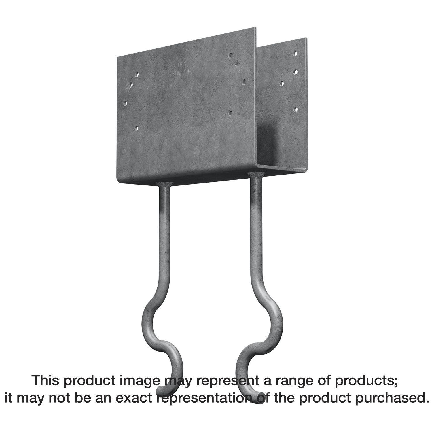 Simpson Strong-Tie CCQM5.50-SDSHDG CCQM Hot-Dip Galvanized Column Cap for 5-1/2-in. Beam, with Strong-Drive SDS Screws