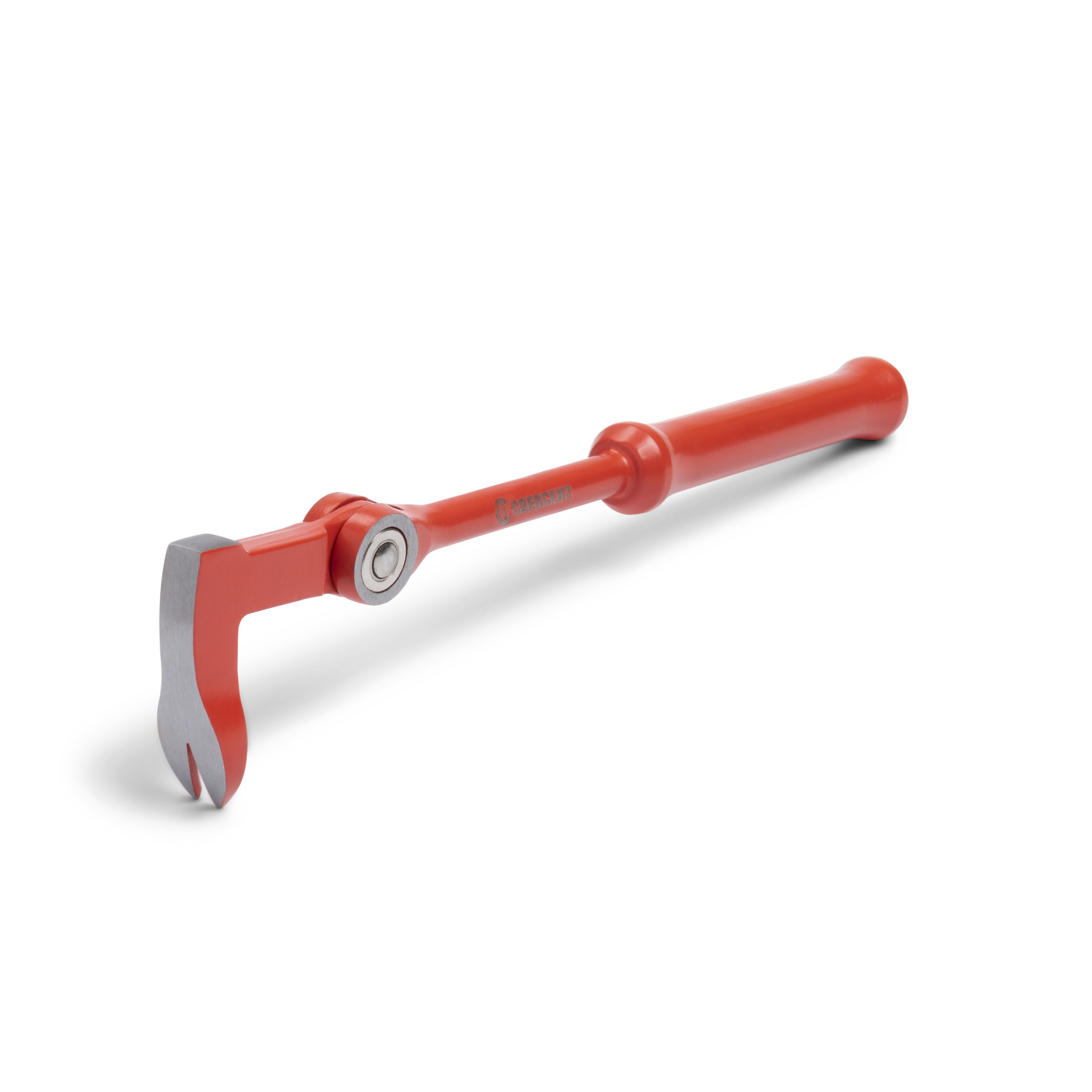 Close-up of the indexing head on the Crescent 12-in. Indexing Nail Puller