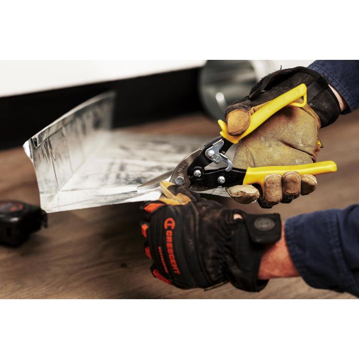 Crescent 9-3/4-in. Compound Action Straight, Left, and Right Cut Snips (M3R)