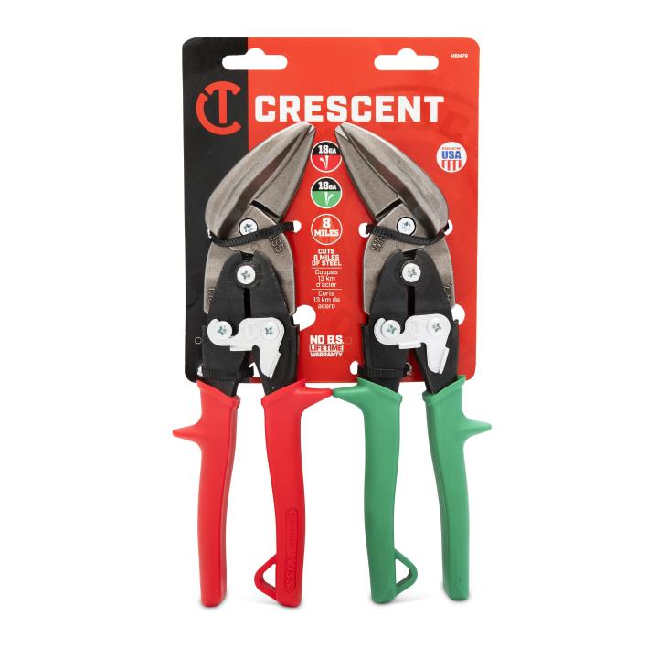 Crescent 2-Piece Offset Aviation Snip Set (M6M7R)