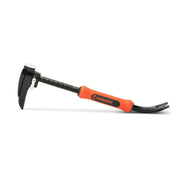 Crescent 16-in. Adjustable Pry Bar with its adjustable jaw on the left and nail puller on the right, on a white background