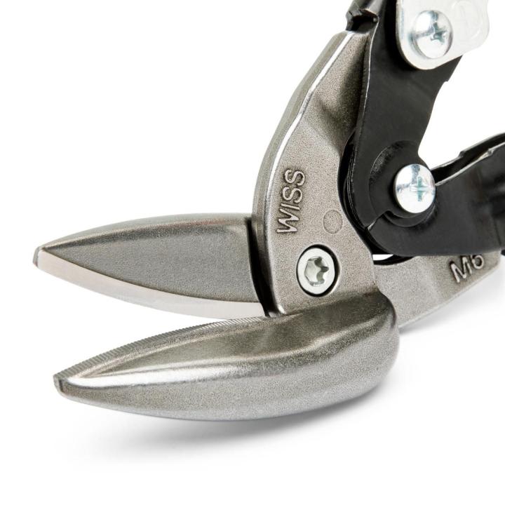 Crescent 9-1/4-in. MetalMaster Offset Straight and Left Cut Aviation Snips (M6R)