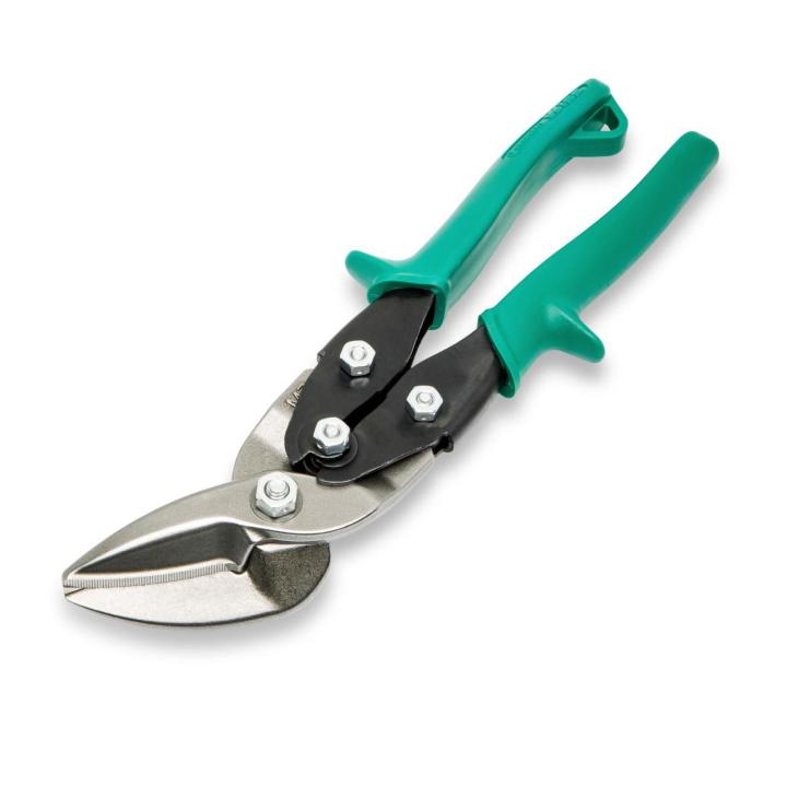 Crescent 9-1/4-in. MetalMaster Offset Straight and Right Cut Aviation Snips (M7R)