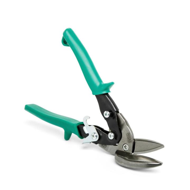 Crescent 9-1/4-in. MetalMaster Offset Straight and Right Cut Aviation Snips (M7R)