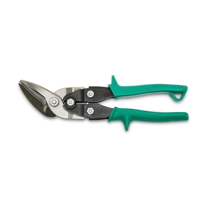 Crescent 9-1/4-in. MetalMaster Offset Straight and Right Cut Aviation Snips (M7R)
