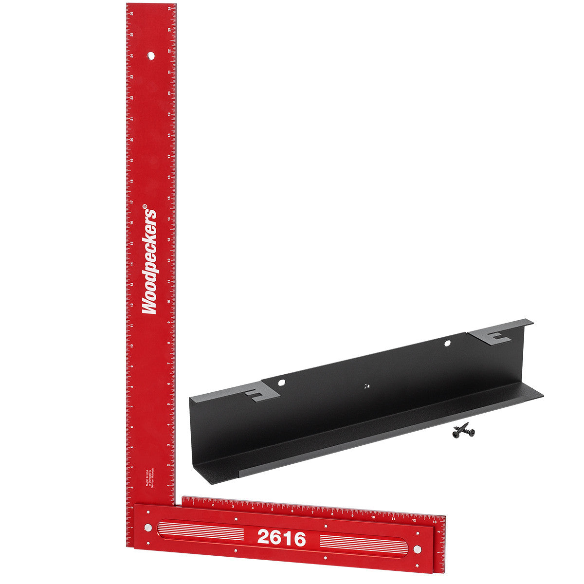 Woodpeckers PSQ26-24 Precision Woodworking Square, 26 in. w/ Rack-It