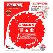 Diablo D0516X 5-3/8 in. x 16-Tooth  Framing Trim Saw Blade