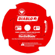 Diablo D0604TSH Diablo 6-1/2-in. 4-Teeth Track Saw Blade for JamesHardie and Fiber Cement