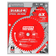 Diablo D0648CFA 6-1/2-inch x 48 Tooth Steel Demon Cermet II Saw Blade for Metals and Stainless Steel