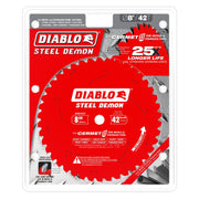 Diablo D0842CF 8-in. x 42-Teeth Steel Demon Cermet II Saw Blade for Thick Metal