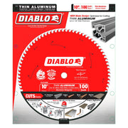 Diablo D10100N 10-in. x 100-Teeth Saw Blade for Thin Aluminum