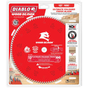 Diablo D12100X 12 in. x 100-Tooth  Ultimate Polished Finish Saw Blade