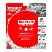 Diablo D1260CF 12 in. x 60-Tooth  Steel Demon Cermet Metal and Stainless Steel Cutting Saw Blade