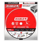 Diablo D1272N 12-in. x 72-Teeth Saw Blade for Thick Aluminum