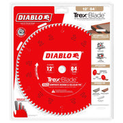 Diablo D1284CD 12 in. x 84-Tooth  Composite Material/Plastics TrexBlade