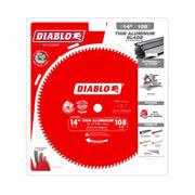Diablo D14108N 14 in. x 108-Tooth  Thin Aluminum Cutting Saw Blade