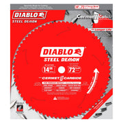 Diablo D1472CF 14 in. x 72-Tooth  Steel Demon Cermet Metal and Stainless Steel Cutting Saw Blade