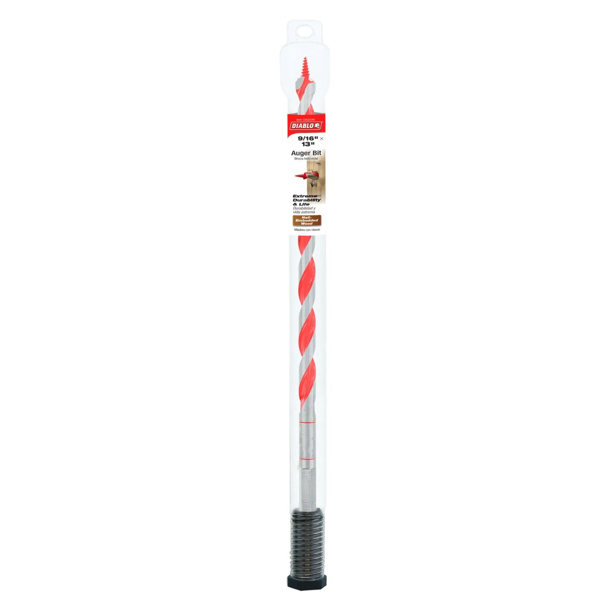 Diablo DAG2040 9/16 Inch x 13 Inch Auger Bit