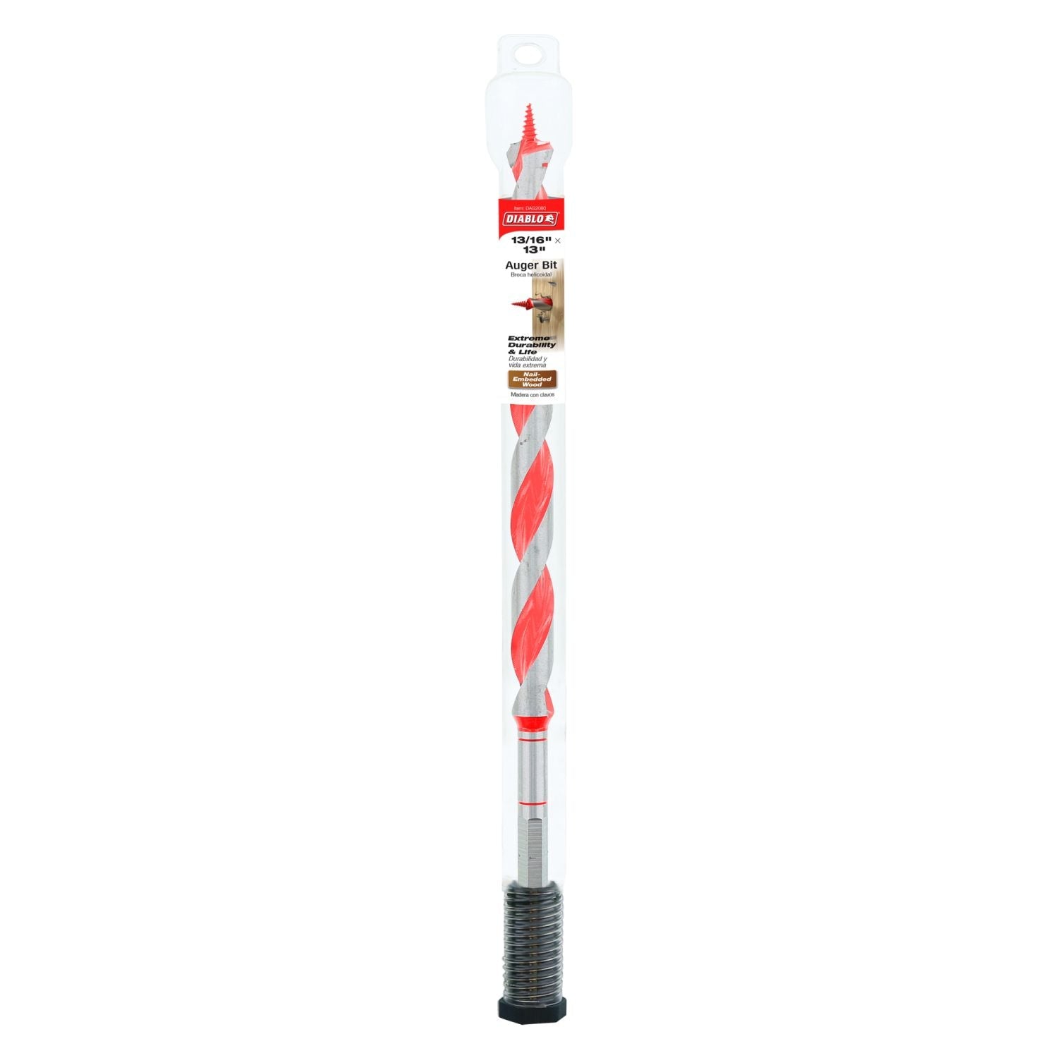 Diablo DAG2080 13/16 Inch x 13 Inch Auger Bit