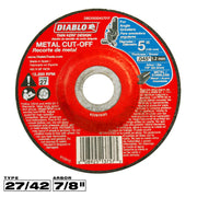 Diablo DBD050045701F 5 in. Type 27 Metal Cut-Off Disc