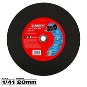 Diablo DBD120125G01F 12 Inch Metal High Speed Cut Off Disc 20mm