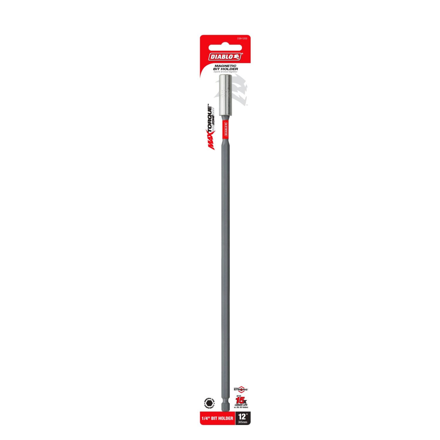 Diablo DBH1200 12 in. Magnetic Drive Bit Holder