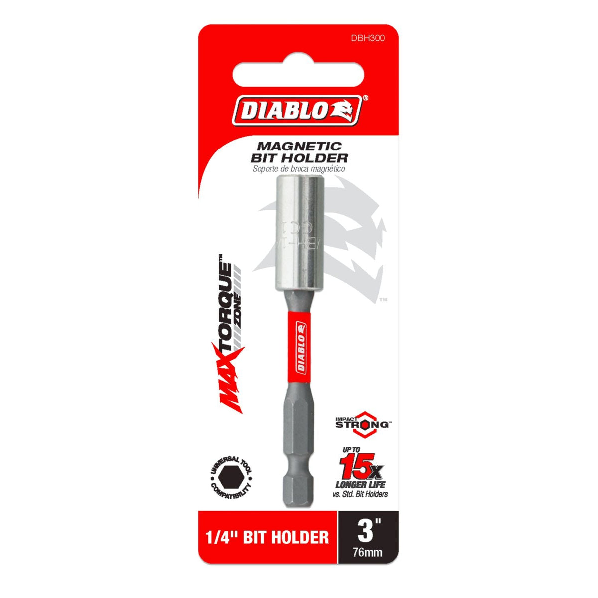 Diablo DBH300 3 Inch Magnetic Drive Bit Holder