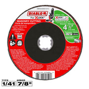 Diablo DBX045063101C 4-1/2 Inch Type 1 Masonry Cutting for X-Lock and All Grinders
