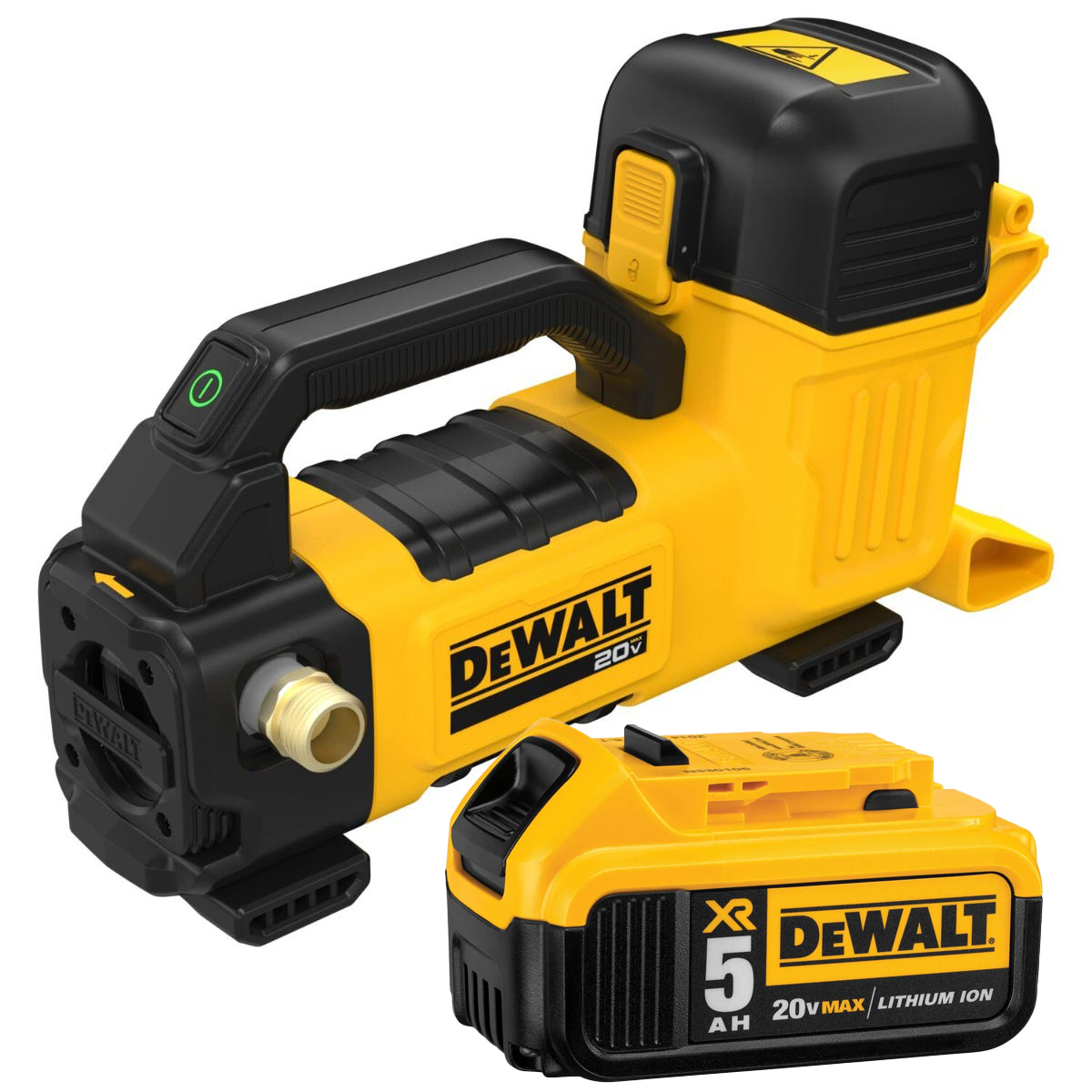 DeWALT DCE050B 20V MAX Cordless Transfer Pump + 5.0Ah Battery
