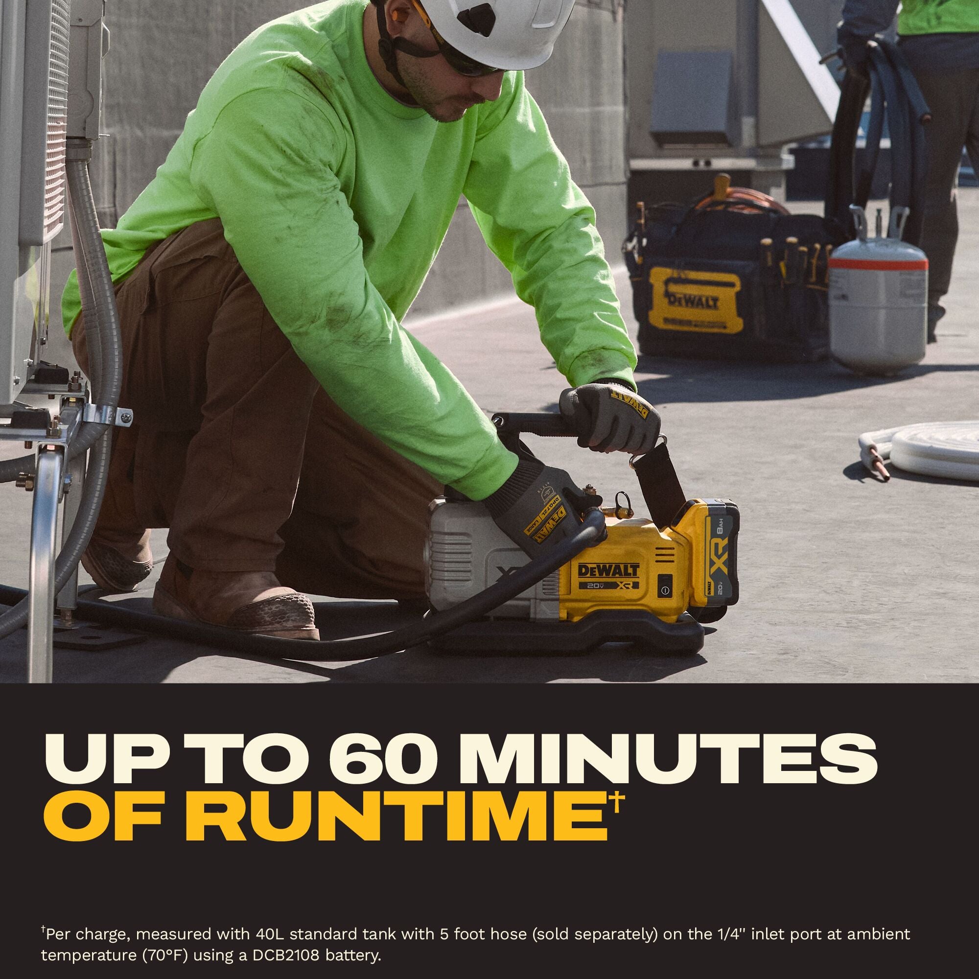 DEWALT 20V MAX XR 5-CFM Cordless Vacuum Pump, Tool Only (DCE510WW1)