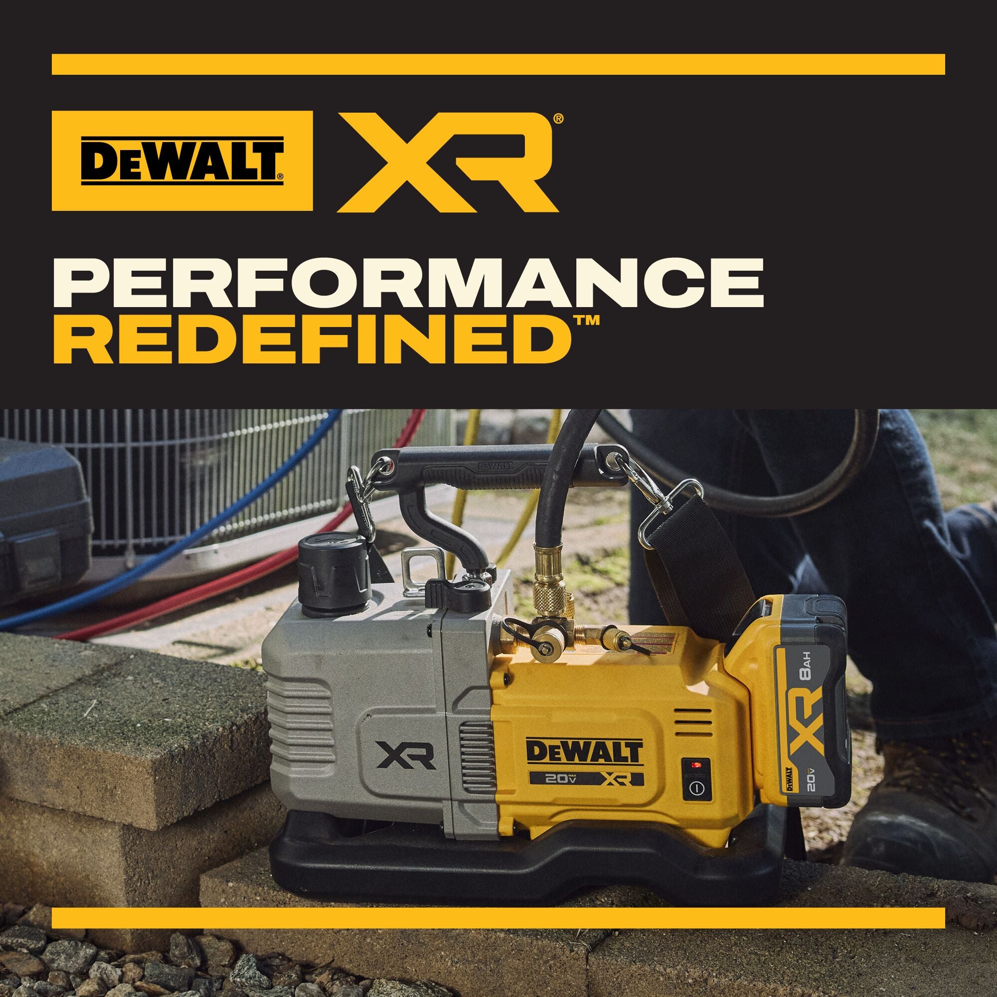 DEWALT 20V MAX XR 5-CFM Cordless Vacuum Pump, Tool Only (DCE510WW1)