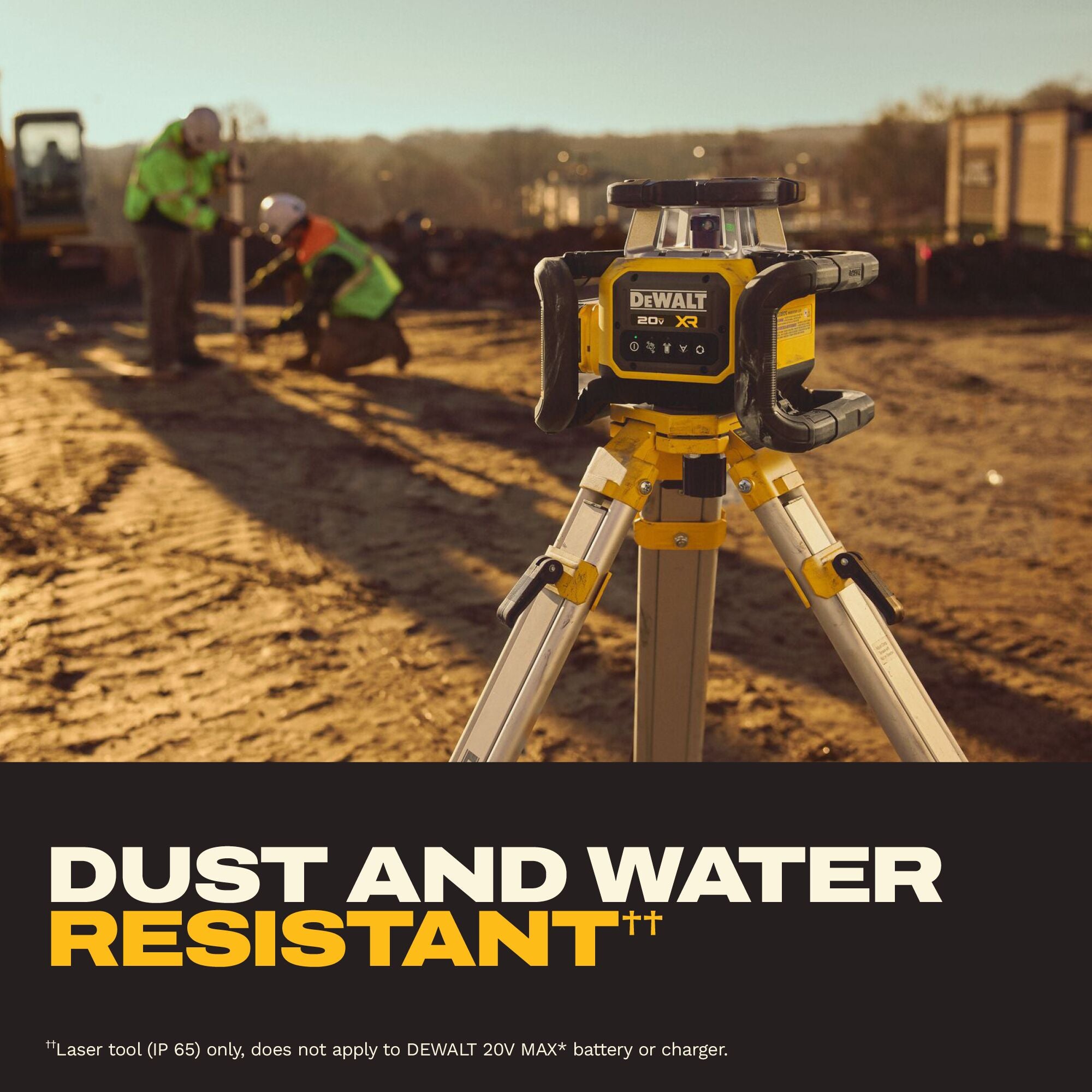 DEWALT 20V MAX XR Green Rotary Laser Powerstack 1.7Ah Kit (DCLE35121GE1)