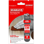 Diablo DCP060VFNN02G 320-Grit (Very Fine) Final Stripping Pads, 2-Pack
