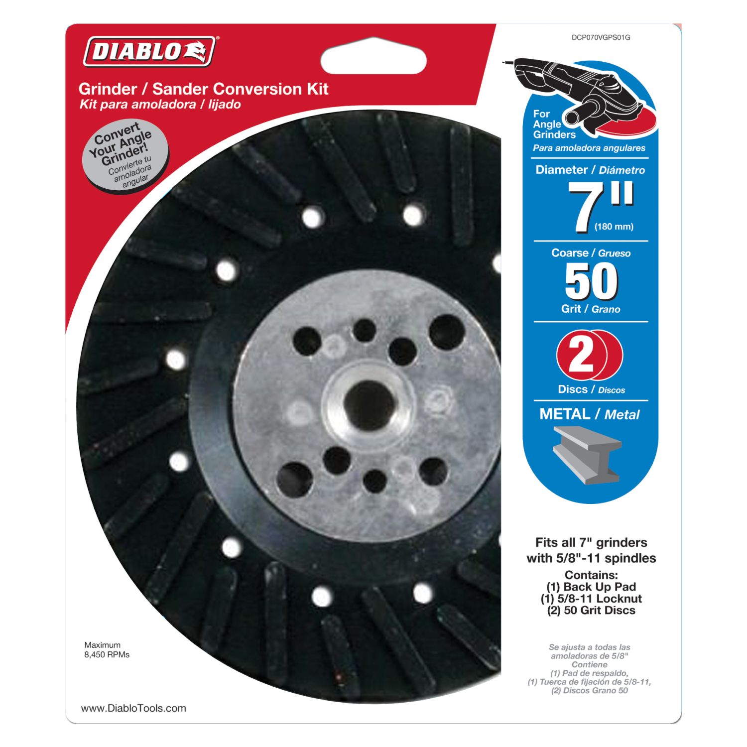 Diablo DCP070VGPS01G 7 Inch Conversion Kit