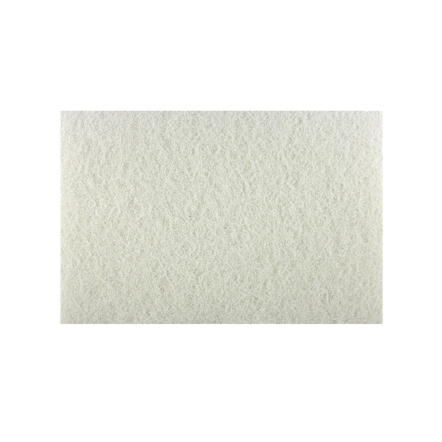 Diablo DCP120WHTM01G 12 in. x 18 in. Non-Woven White Buffer Pad