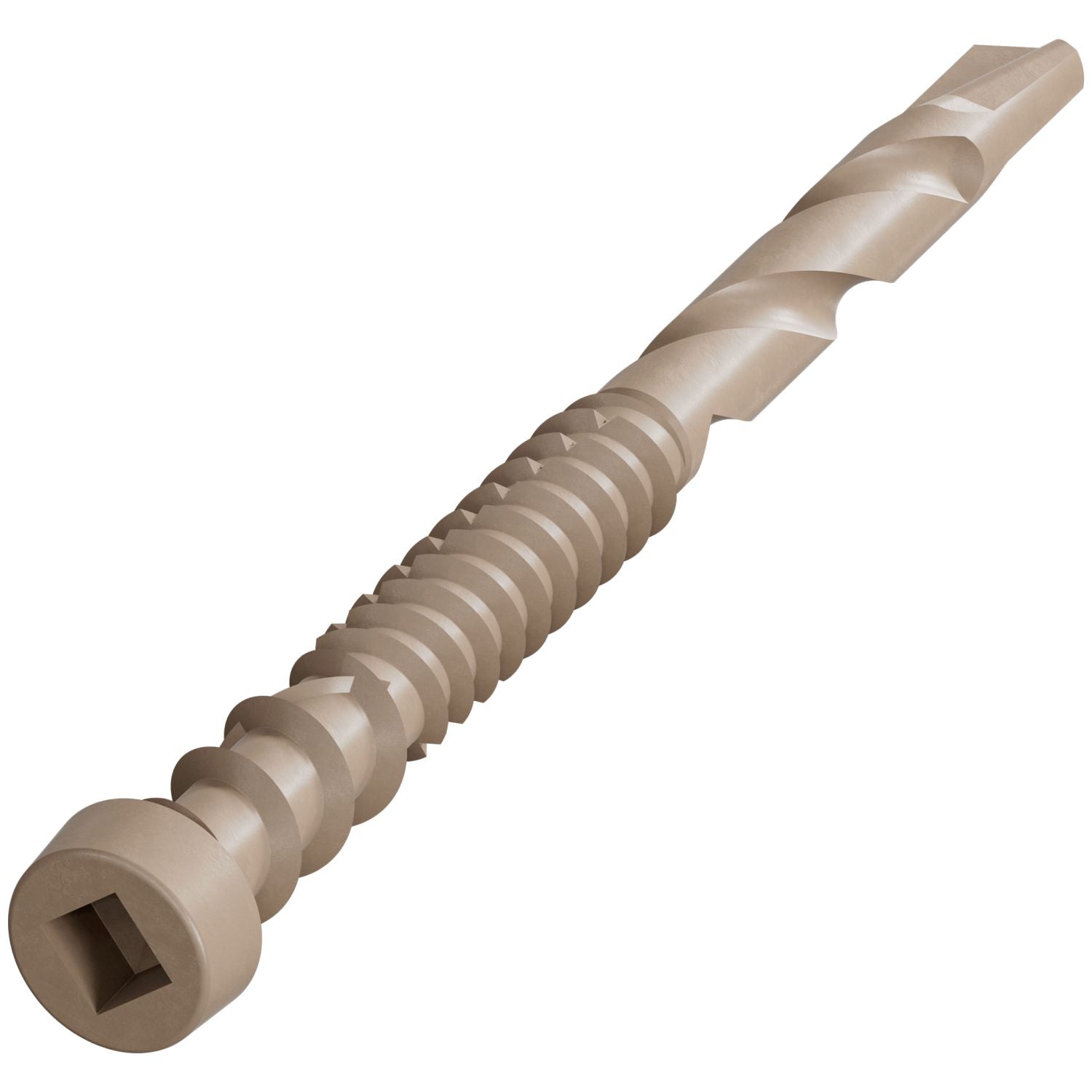 Simpson Strong-Tie DCSD238SGR01 Deck-Drive DCSD COMPOSITE-TO-STEEL Screw (Collated),  #10 x 2-3/8-in. Quik Guard Gray 01, 1000-Pack