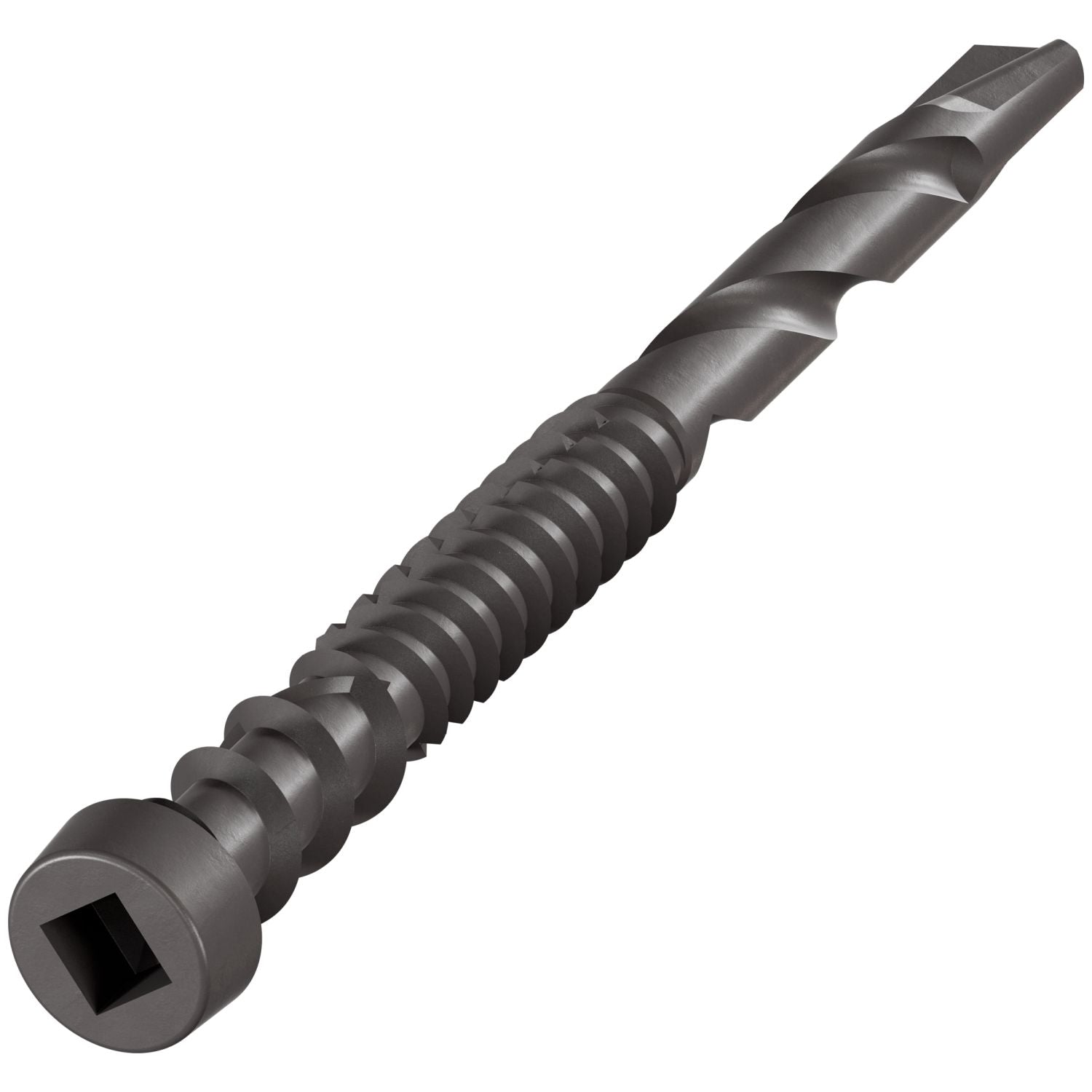 Simpson Strong-Tie DCSD238SGR04 Deck-Drive DCSD COMPOSITE-TO-STEEL Screw (Collated),  #10 x 2-3/8-in. Quik Guard Gray 04, 1000-Pack