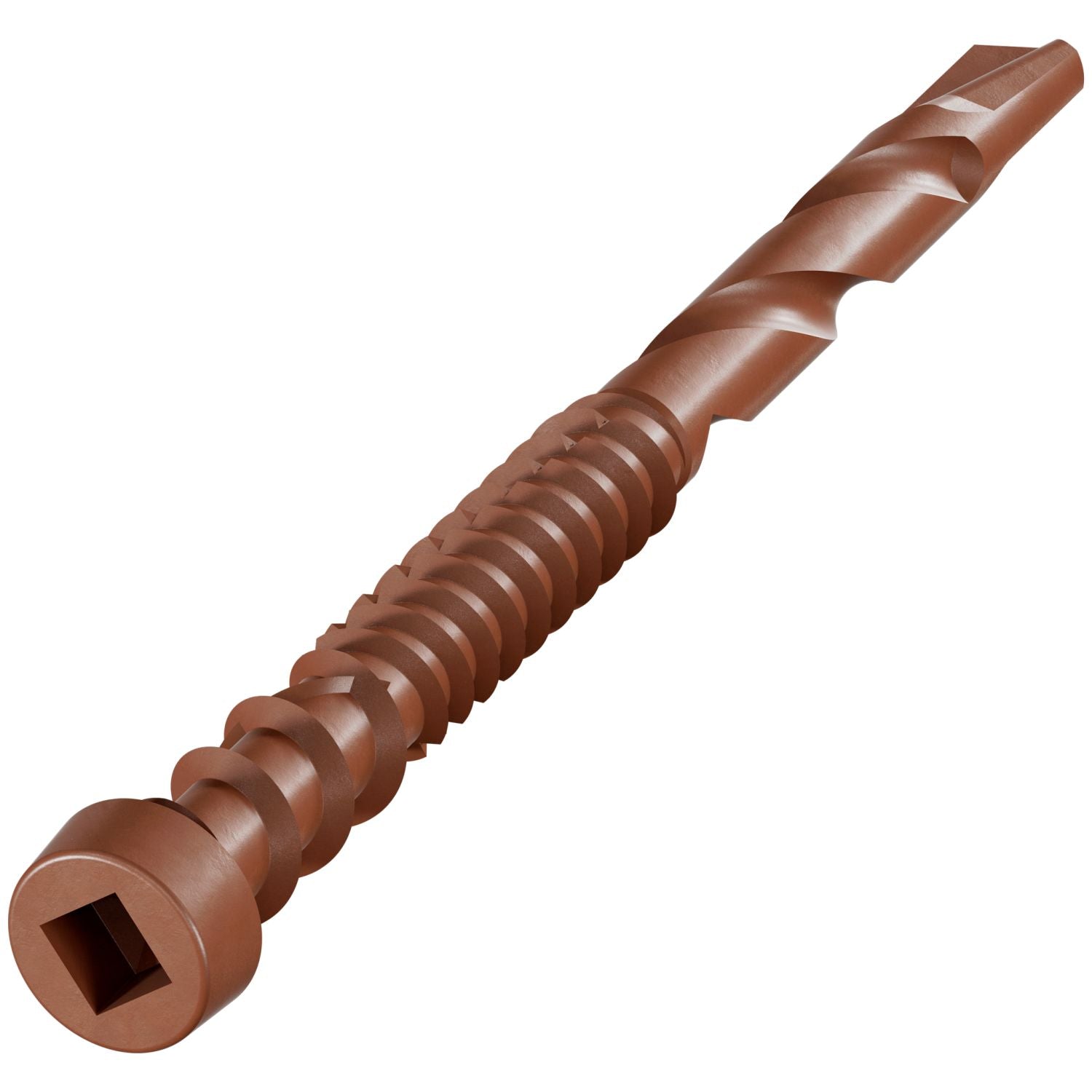 Simpson Strong-Tie DCSD238STN01 Deck-Drive DCSD COMPOSITE-TO-STEEL Screw (Collated),  #10 x 2-3/8-in. Quik Guard Tan 01, 1000-Pack