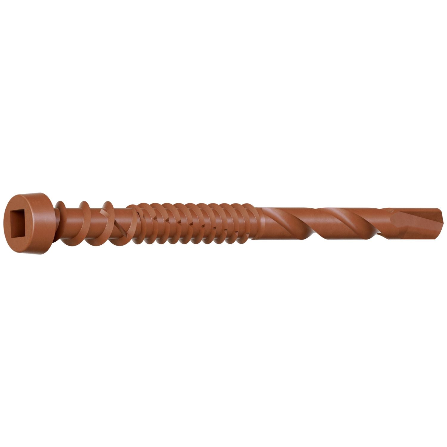 Simpson Strong-Tie DCSD238STN01 Deck-Drive DCSD COMPOSITE-TO-STEEL Screw (Collated),  #10 x 2-3/8-in. Quik Guard Tan 01, 1000-Pack
