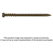 Simpson Strong-Tie DCU234BR05R350 Deck-Drive DCU COMPOSITE Screw,  #10 x 2-3/4-in. T20, Quik Guard, Brown 05, 350-Pack