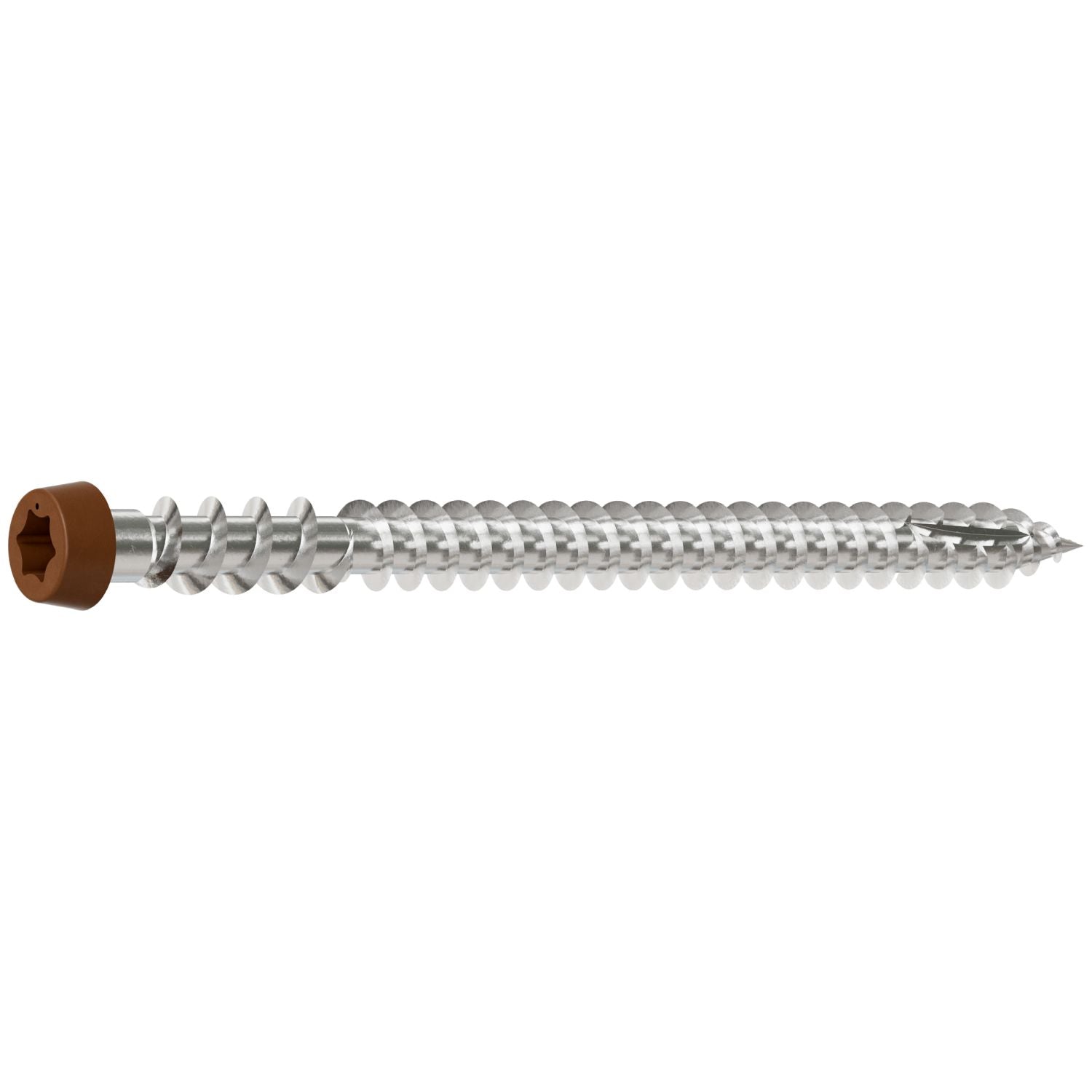 Simpson Strong-Tie DCU234C316RD Deck-Drive DCU COMPOSITE Screw,  #10 x 2-3/4-in. T20, Type 316, Red, 70-Pack